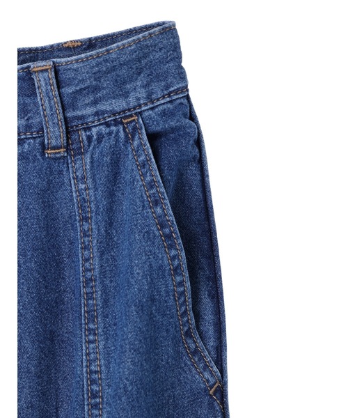 earth music&ecology(アースミュージックアンドエコロジー)の「パネルカラーデニムマーメイドスカート(スカート・レディース・ブラック/インディゴブルー・S/M)」の12枚目の写真