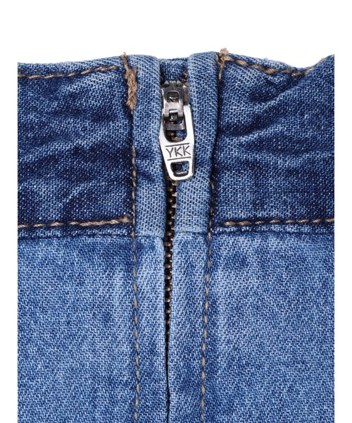 earth music&ecology(アースミュージックアンドエコロジー)の「パネルカラーデニムマーメイドスカート(スカート・レディース・ブラック/インディゴブルー・S/M)」の13枚目の写真