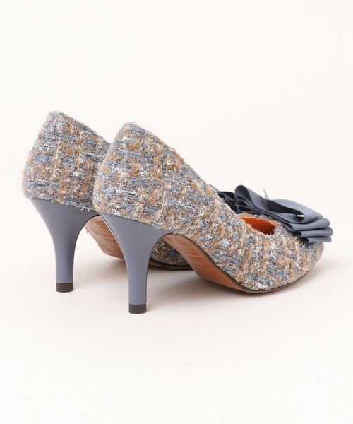 LANVIN en Bleu（ランバンオンブルー）の「リボンモチーフスクエアトゥパンプス（パンプス・レディース・ブルー/ブラック系その他/ブラック・24.0cm/23.0cm/23.5cm/22.5cm/24.5cm/22.0cm）」の4枚目の写真