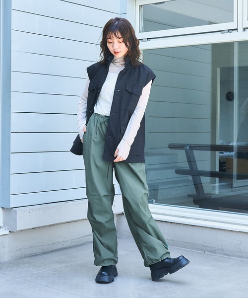 RAGEBLUE(レイジブルー)の「スノールーズバルーンパンツ(カーゴパンツ・レディース・ホワイト/オリーブ/オレンジ・FREE)」の15枚目の写真