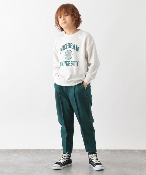 GLOBAL WORK(グローバルワーク)の「マルチファンクション/グラフィッククルースウェット/269214(スウェット・キッズ・チャコールグレー/ブルー/アイボリー/ホワイト系8/ダークグレー/グレー・110cm/100cm/120cm/130cm/140cm/150cm/160cm)」の11枚目の写真