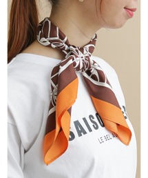 Te chichi | チェーン柄スカーフ(バンダナ/スカーフ)