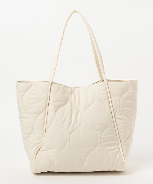 B:MING by BEAMS（ビーミングバイビームス）の「B:MING by BEAMS / キルティング トートバッグ（トートバッグ・レディース・ブラック/オフホワイト/グリーン系その他・ONE SIZE）」の6枚目の写真