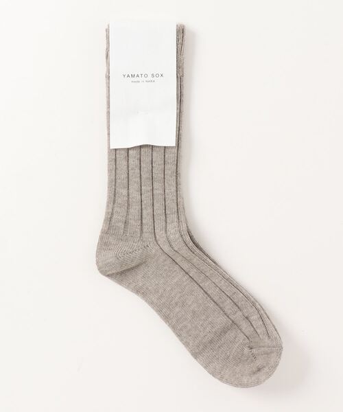 ADAM ET ROPE'（アダムエロペ）の「YAMATO SOX ヤク混カジュアルリブソックス/メンズ（ソックス/靴下・メンズ・ホワイト系その他3/スミクロ/ブラック系その他・FREE）」の3枚目の写真