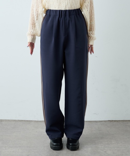 COLONY 2139（コロニートゥーワンスリーナイン）の「サイドラインストレッチパンツ（その他パンツ・レディース・ブラック/ネイビー/グレー・FREE）」の20枚目の写真