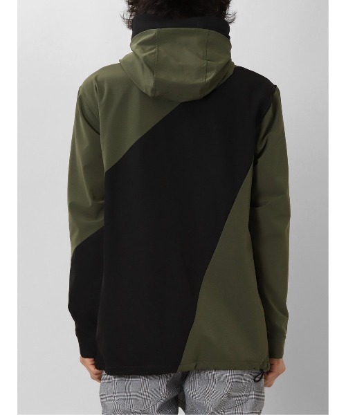 semantic design（セマンティックデザイン）の「セマンティックデザイン アクティブストレッチ フーデットアウター（マウンテンパーカー・メンズ・カーキ/ライトグレー/ベージュ・X-LARGE/LARGE/MEDIUM/S）」の4枚目の写真