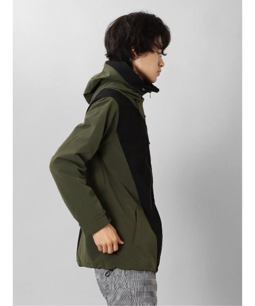 semantic design（セマンティックデザイン）の「セマンティックデザイン アクティブストレッチ フーデットアウター（マウンテンパーカー・メンズ・カーキ/ライトグレー/ベージュ・X-LARGE/LARGE/MEDIUM/S）」の10枚目の写真