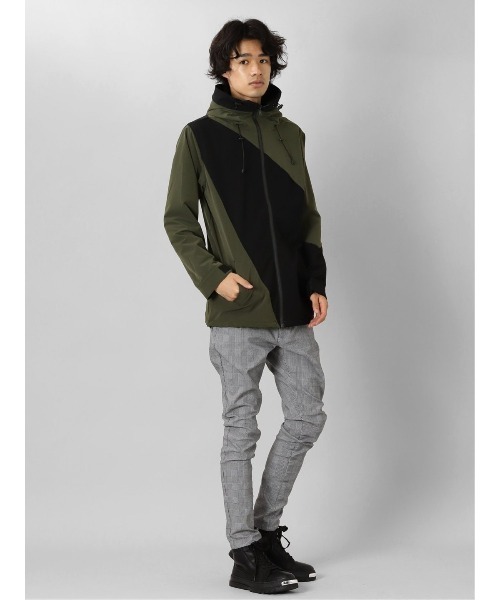 semantic design（セマンティックデザイン）の「セマンティックデザイン アクティブストレッチ フーデットアウター（マウンテンパーカー・メンズ・カーキ/ライトグレー/ベージュ・X-LARGE/LARGE/MEDIUM/S）」の11枚目の写真