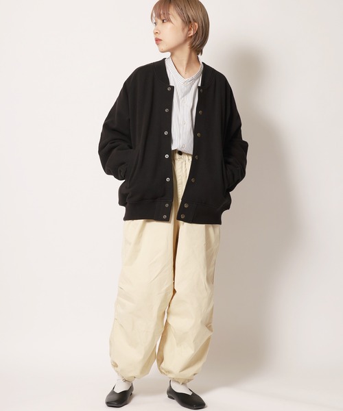 Russell Athletic(ラッセルアスレティック)の「Russell Athletic/ラッセルアスレティック Pro Cotton Sweat Button up Jacket ジャケット(スタジャン・メンズ・ブラック/ネイビー/バーガンディー・L/XL/M/XXL)」の20枚目の写真