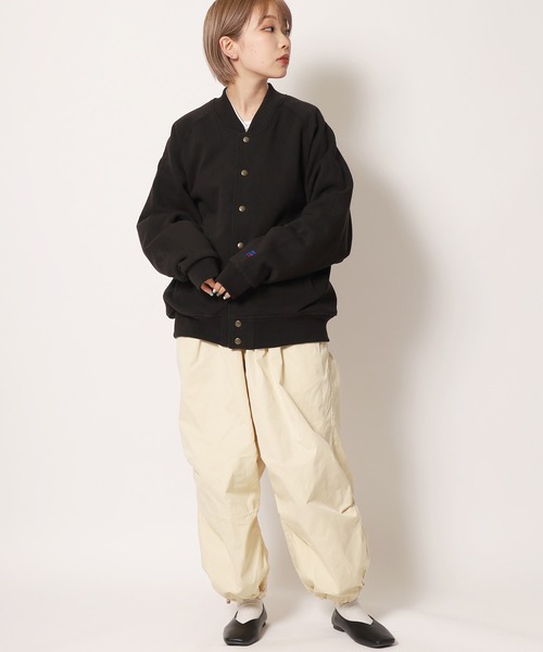 Russell Athletic(ラッセルアスレティック)の「Russell Athletic/ラッセルアスレティック Pro Cotton Sweat Button up Jacket ジャケット(スタジャン・メンズ・ブラック/ネイビー/バーガンディー・L/XL/M/XXL)」の19枚目の写真