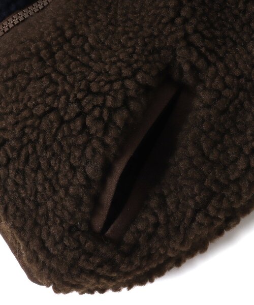 apres les cours（アプレレクール）の「ボアリバーシブルベスト（ベスト・キッズ・ネイビー/アイボリー・90/110/130）」の9枚目の写真