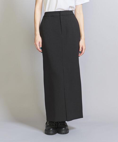 BEAUTY&YOUTH UNITED ARROWS(ビューティーアンドユースユナイテッドアローズ)の「リサイクルポリエステル ダブルクロス タイトスカート -ウォッシャブル-(スカート・レディース・ダークブラウン/ブラック・S/M)」の5枚目の写真