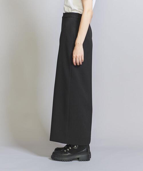 BEAUTY&YOUTH UNITED ARROWS(ビューティーアンドユースユナイテッドアローズ)の「リサイクルポリエステル ダブルクロス タイトスカート -ウォッシャブル-(スカート・レディース・ダークブラウン/ブラック・S/M)」の8枚目の写真