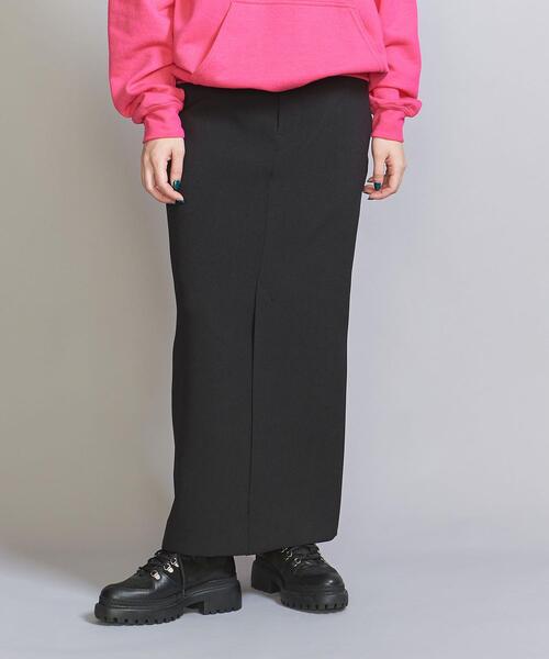 BEAUTY&YOUTH UNITED ARROWS(ビューティーアンドユースユナイテッドアローズ)の「リサイクルポリエステル ダブルクロス タイトスカート -ウォッシャブル-(スカート・レディース・ダークブラウン/ブラック・S/M)」の10枚目の写真