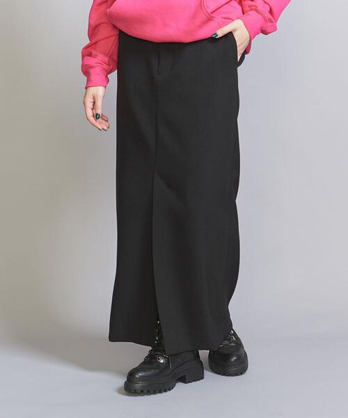 BEAUTY&YOUTH UNITED ARROWS(ビューティーアンドユースユナイテッドアローズ)の「リサイクルポリエステル ダブルクロス タイトスカート -ウォッシャブル-(スカート・レディース・ダークブラウン/ブラック・S/M)」の9枚目の写真