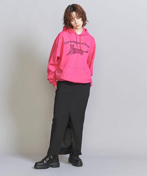 BEAUTY&YOUTH UNITED ARROWS(ビューティーアンドユースユナイテッドアローズ)の「リサイクルポリエステル ダブルクロス タイトスカート -ウォッシャブル-(スカート・レディース・ダークブラウン/ブラック・S/M)」の11枚目の写真