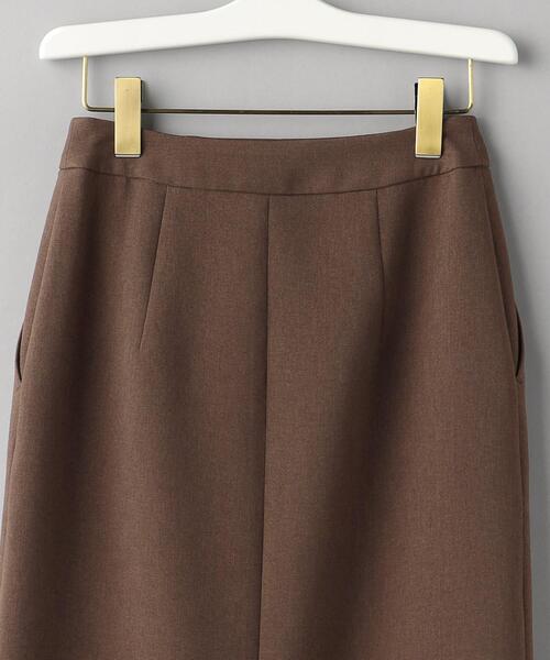 BEAUTY&YOUTH UNITED ARROWS(ビューティーアンドユースユナイテッドアローズ)の「リサイクルポリエステル ダブルクロス タイトスカート -ウォッシャブル-(スカート・レディース・ダークブラウン/ブラック・S/M)」の18枚目の写真