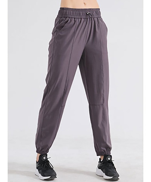 FREE BLUES（フリーブルース）の「トレーニングフィットネスパンツ スポーツウエア アウトドア（スポーツグッズ・レディース・ブラック/ラベンダー/パープル/グリーン・M/L/S）」の5枚目の写真