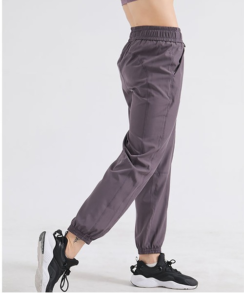 FREE BLUES（フリーブルース）の「トレーニングフィットネスパンツ スポーツウエア アウトドア（スポーツグッズ・レディース・ブラック/ラベンダー/パープル/グリーン・M/L/S）」の17枚目の写真