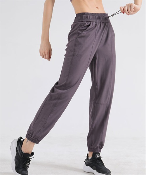 FREE BLUES（フリーブルース）の「トレーニングフィットネスパンツ スポーツウエア アウトドア（スポーツグッズ・レディース・ブラック/ラベンダー/パープル/グリーン・M/L/S）」の8枚目の写真