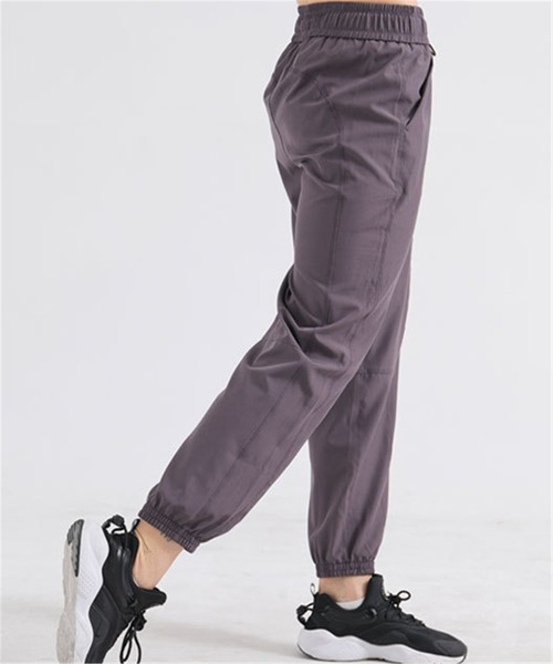 FREE BLUES（フリーブルース）の「トレーニングフィットネスパンツ スポーツウエア アウトドア（スポーツグッズ・レディース・ブラック/ラベンダー/パープル/グリーン・M/L/S）」の12枚目の写真