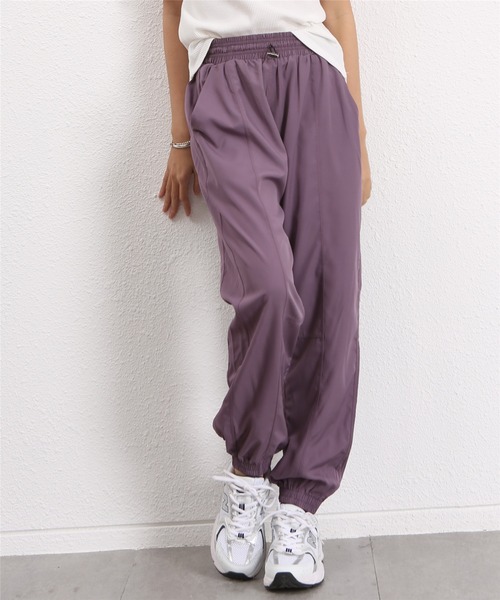 FREE BLUES（フリーブルース）の「トレーニングフィットネスパンツ スポーツウエア アウトドア（スポーツグッズ・レディース・ブラック/ラベンダー/パープル/グリーン・M/L/S）」の7枚目の写真