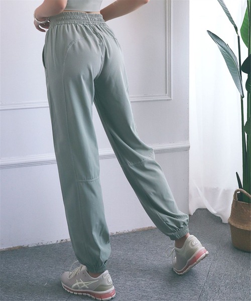 FREE BLUES（フリーブルース）の「トレーニングフィットネスパンツ スポーツウエア アウトドア（スポーツグッズ・レディース・ブラック/ラベンダー/パープル/グリーン・M/L/S）」の19枚目の写真