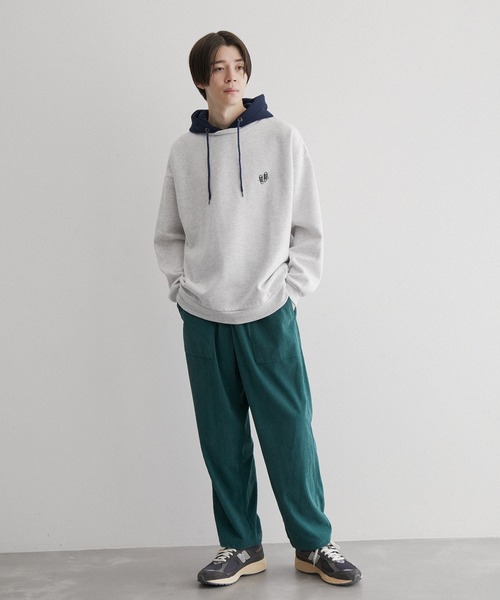 JUNRED(ジュンレッド)の「コーデュロイベイカーイージーパンツ(その他パンツ・メンズ・グレー/オフホワイト/ダークグリーン・M/LL/L)」の14枚目の写真