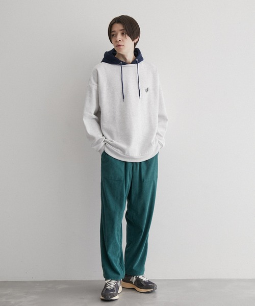 JUNRED(ジュンレッド)の「コーデュロイベイカーイージーパンツ(その他パンツ・メンズ・グレー/オフホワイト/ダークグリーン・M/LL/L)」の15枚目の写真