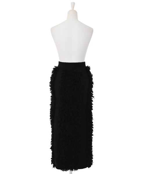 Narcissus（ナルシス）の「【MIDVEIN】フリンジタイトスカート（スカート・レディース・ブラック/アイボリー・FREE）」の8枚目の写真