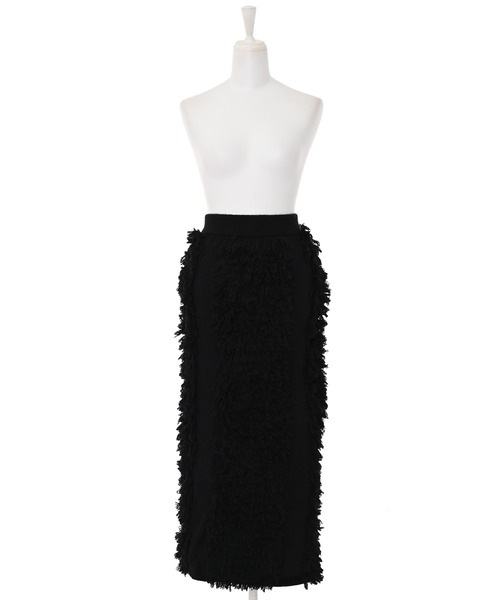 Narcissus（ナルシス）の「【MIDVEIN】フリンジタイトスカート（スカート・レディース・ブラック/アイボリー・FREE）」の15枚目の写真