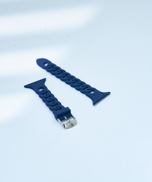 SiNCERE(シンシア)の「Apple Watch Band/アップルウォッチバンド シリコンリングタイプ 〈38-41mm、42-45mm用〉(デジタル腕時計・レディース・ホワイト/ブラック/ダークグリーン/ベージュ/パープル/ネイビー/グレー/ピンク/オレンジ/ライトグリーン/ワイン/グレイッシュベージュ・M/L)」の8枚目の写真