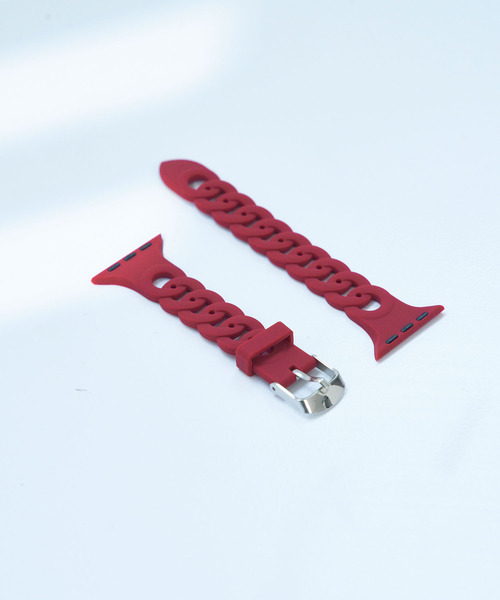 SiNCERE(シンシア)の「Apple Watch Band/アップルウォッチバンド シリコンリングタイプ 〈38-41mm、42-45mm用〉(デジタル腕時計・レディース・ホワイト/ブラック/ダークグリーン/ベージュ/パープル/ネイビー/グレー/ピンク/オレンジ/ライトグリーン/ワイン/グレイッシュベージュ・M/L)」の11枚目の写真