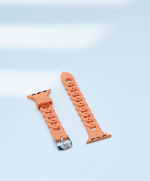 SiNCERE(シンシア)の「Apple Watch Band/アップルウォッチバンド シリコンリングタイプ 〈38-41mm、42-45mm用〉(デジタル腕時計・レディース・ホワイト/ブラック/ダークグリーン/ベージュ/パープル/ネイビー/グレー/ピンク/オレンジ/ライトグリーン/ワイン/グレイッシュベージュ・M/L)」の12枚目の写真