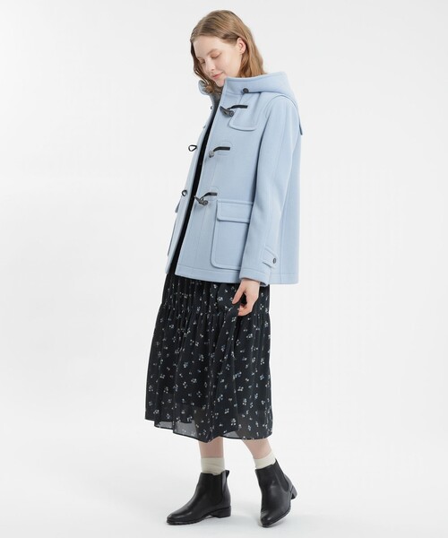 MACKINTOSH PHILOSOPHY（ﾏｯｷﾝﾄｯｼｭ ﾌｨﾛｿﾌｨｰ）の「【店舗限定】【RANNOCH short(ランノックショート)】（ダッフルコート・レディース・ブルー/ホワイト系その他/ブラウン/ダークネイビー/オレンジ・36/38）」の8枚目の写真