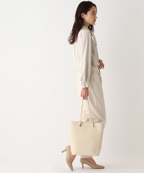 OPAQUE.CLIP（オペークドットクリップ）の「◆DELEGANT サテンタイブラウス【OPAQUE.CLIP NAVY】（シャツ/ブラウス・レディース・ナチュラル/ホワイト系・36/38/40/42）」の19枚目の写真