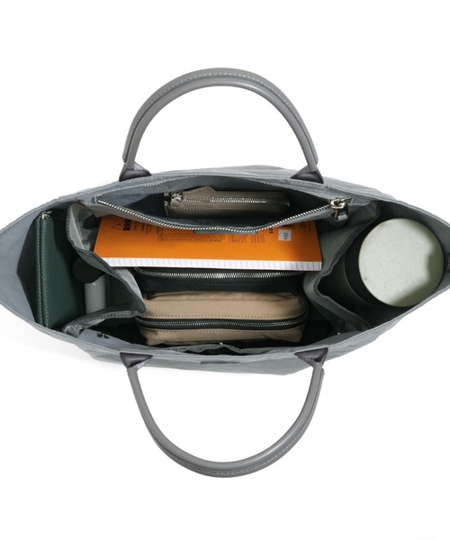 STANDARD SUPPLY（スタンダードサプライ）の「【ECモール限定】スタンダードサプライ / SHRINK NYLON シュリンクナイロン / B TOTE S ビートートエス（トートバッグ・レディース・ブラック/ホワイト/グレー・FREE）」の15枚目の写真