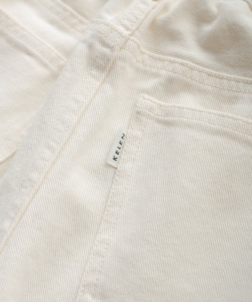 Kelen（ケレン）の「「KELEN / ケレン」TUCK DENIM / LITY（その他パンツ・レディース・インディゴブルー/ワンウォッシュ/ナチュラル・S/M）」の7枚目の写真