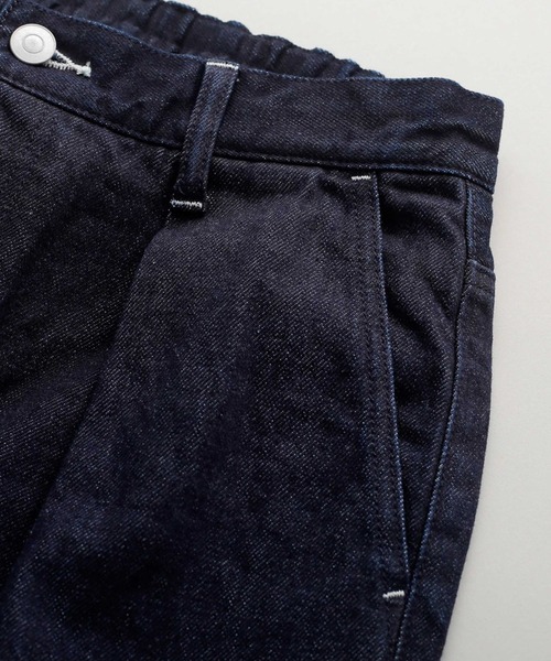 Kelen（ケレン）の「「KELEN / ケレン」TUCK DENIM / LITY（その他パンツ・レディース・インディゴブルー/ワンウォッシュ/ナチュラル・S/M）」の4枚目の写真