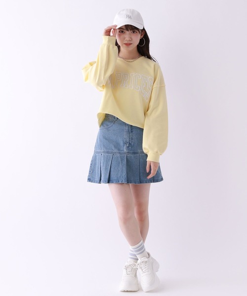 repipi armario(レピピ アルマリオ)の「デニムスソプリーツスカート(デニムスカート・キッズ・ブルー系その他/グレー・SMALL/MEDIUM/LARGE)」の5枚目の写真