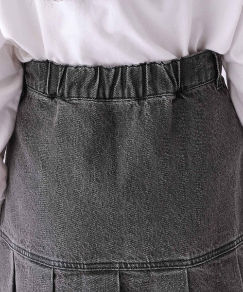 repipi armario(レピピ アルマリオ)の「デニムスソプリーツスカート(デニムスカート・キッズ・ブルー系その他/グレー・SMALL/MEDIUM/LARGE)」の9枚目の写真