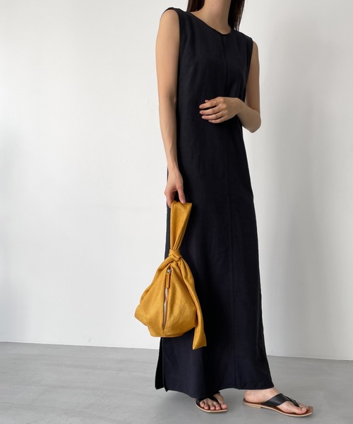 CANAL JEAN（キャナルジーン）の「LE VERNIS(ル・ベルニ) メッシュラップバッグ（ハンドバッグ・レディース・イエロー/ブラック・ONE SIZE）」の5枚目の写真