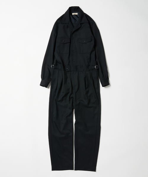 EDIFICE（エディフィス）の「【avancer / アボンシェル】ジャンプスーツ（つなぎ/オールインワン・メンズ・ネイビー/ベージュ・48/46）」の4枚目の写真