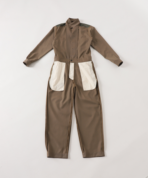 EDIFICE（エディフィス）の「【avancer / アボンシェル】ジャンプスーツ（つなぎ/オールインワン・メンズ・ネイビー/ベージュ・48/46）」の22枚目の写真