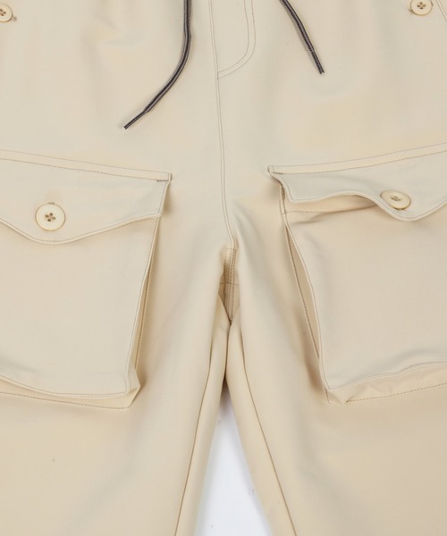 S'more(スモア)の「WATER REPELLING STRETCH PARACHUTE PANTS(カーゴパンツ・レディース・カーキ/ベージュ/ホワイト・SMALL/MEDIUM/LARGE/X-LARGE)」の9枚目の写真