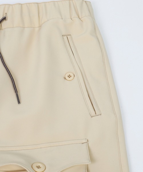S'more(スモア)の「WATER REPELLING STRETCH PARACHUTE PANTS(カーゴパンツ・レディース・カーキ/ベージュ/ホワイト・SMALL/MEDIUM/LARGE/X-LARGE)」の11枚目の写真