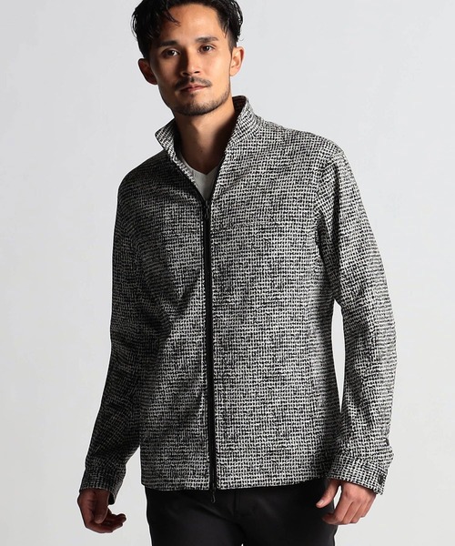 NICOLE CLUB FOR MEN(ニコルクラブフォーメン)の「地柄スタンドブルゾン(ブルゾン・メンズ・その他1/その他2・X-LARGE/LARGE/MEDIUM)」の6枚目の写真