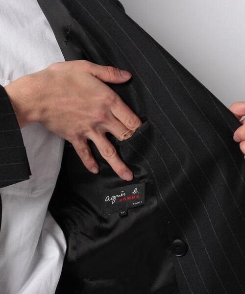 agnes b.（アニエスベー）の「RF00 VESTE ジャケット（テーラードジャケット・メンズ・ブラック・44/50）」の8枚目の写真