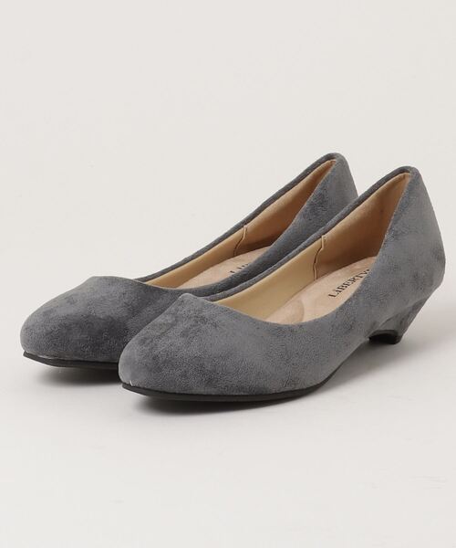 LibertyDoll(リバティードール)の「LibertyDoll/3cmウエッジヒールストレッチパンプス(1112/1112-SA)(パンプス・レディース・ネイビー/ピンクベージュ/ブラウン系その他/ブラック/ライトグレー/ベージュ/ブラック系その他/グレイッシュベージュ/ワイン/グレー/マスタード/テラコッタ/グリーン・L/S/3L/M/SS/LL)」の4枚目の写真
