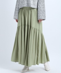 eL | 【eL】Wide Belt Gather Skirt/187099(スカート)